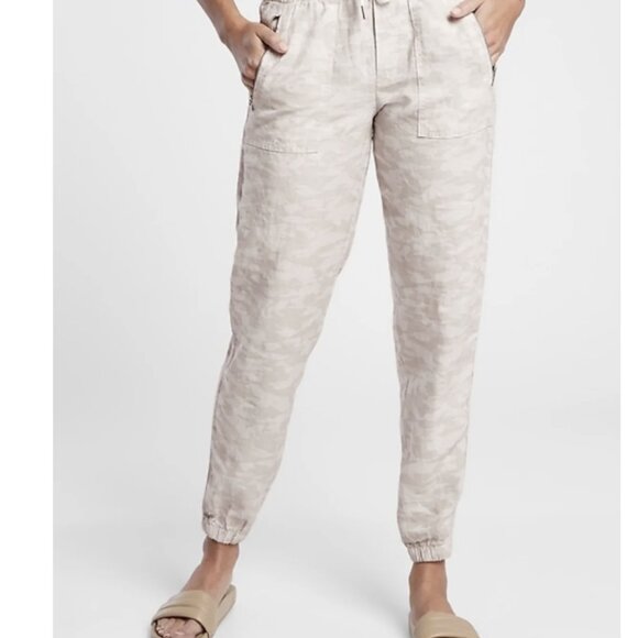 Athleta Cabo Tide Linen Jogger - Picture 1 of 12